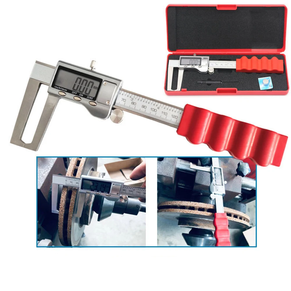 

24.5*9*2.5CM Stainless Steel Caliper Auto Maintenance Tool Digital Display Optimal Braking Performance Auto Maintenance