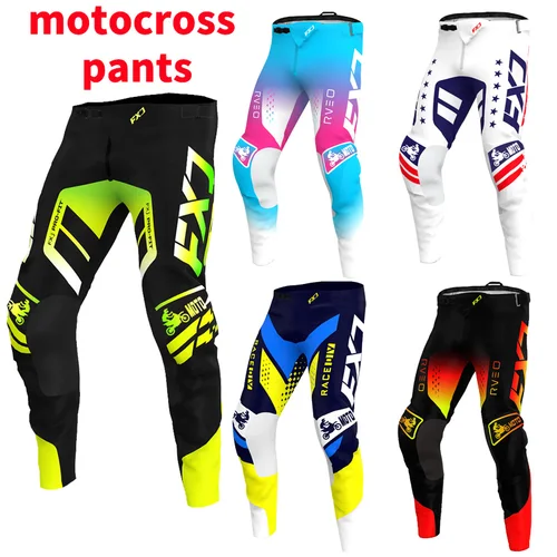 Pantalones de motocross MX pant DH MTB Dirt Bike ATV Enduro Moto conjunto de equipo todoterreno
