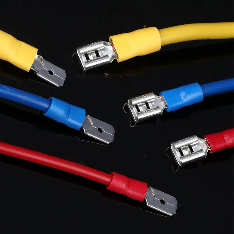 20pcs FDD MDD Female Male Insulated Electrical Crimp Terminal for 1.5-2.5mm2 Cable Wire Connector