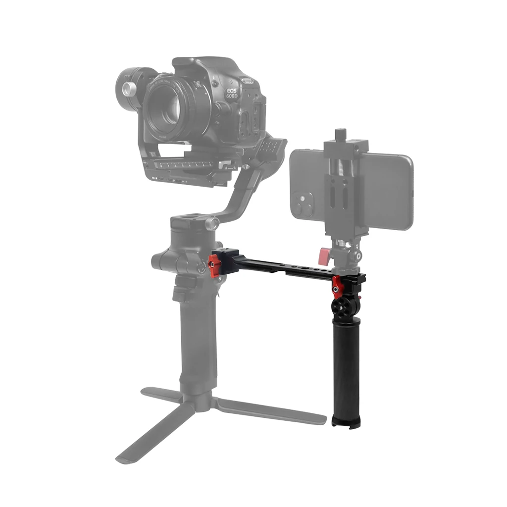 Regulowany uchwyt z uchwytem na ramię i wspornikiem L do DJI Ronin RS2 RS3 RS3PRO RS3 Mini RSC2 stabilizatora gimbala ręcznego, przedłużacz monitora