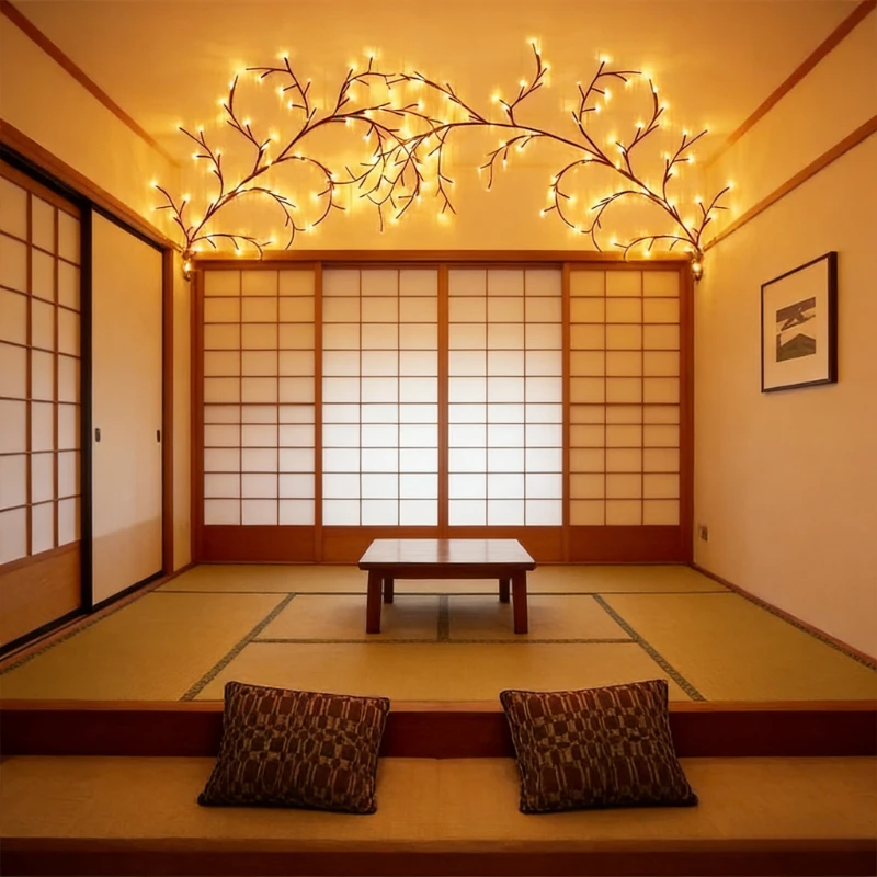 Flexible Willow Branch LED Lights, Bendable Tree Branch Lamp for Bedroom Living Room DIY Home Decoration image 5