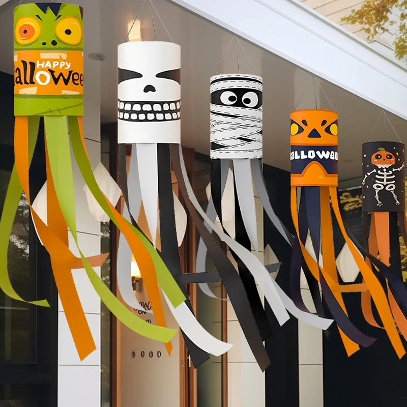 

Halloween Pumpkin Ghost Door Store Atmosphere Decoration Pendant Courtyard Outdoor Scene Arrangement Pendant Halloween Decor