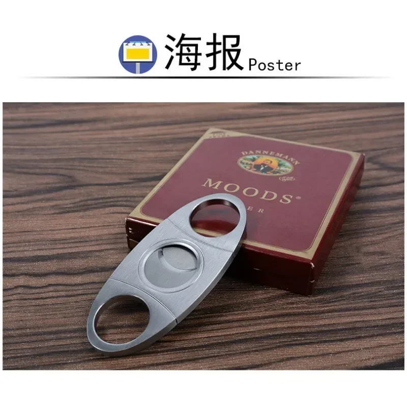 Stainless Steel Cigar Cutter Metal Classic Cutter Cigar Scissors Gift Puncher Cutting Knife Cigar Accessory