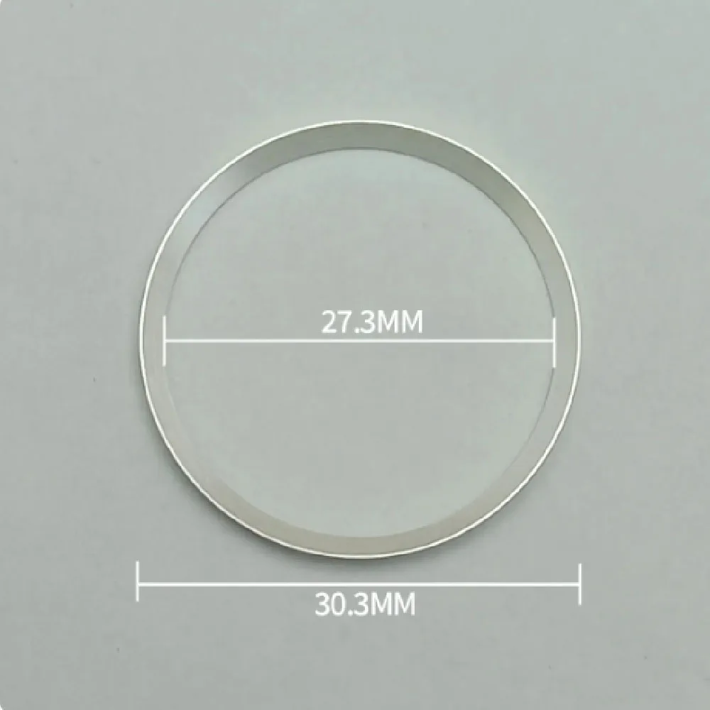 Mod watch badge ring with NH35 NH36 case replacement hard plastic/copper/polished inner ring size 30.3 * 27.3mm watch accessorie