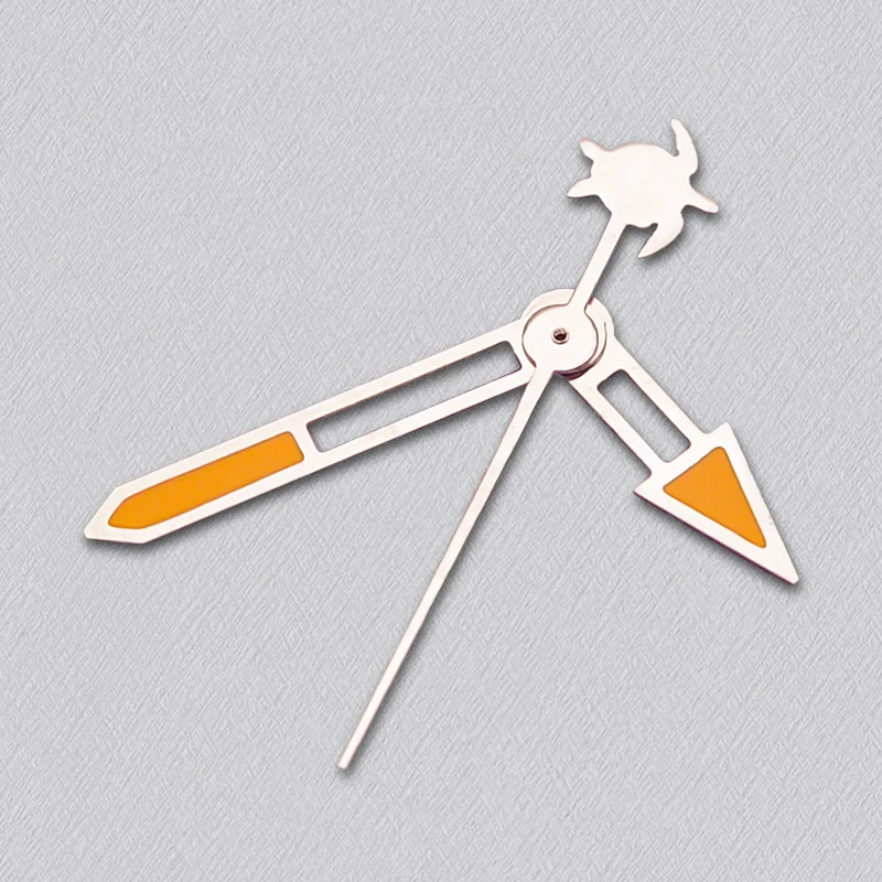 Lancette dell'orologio NH35 C3 Lancette luminose verdi adatte ai movimenti NH36 7S26 4R35 NH38 per parti di riparazione dell'orologio SKX007 SKX009 SRPD