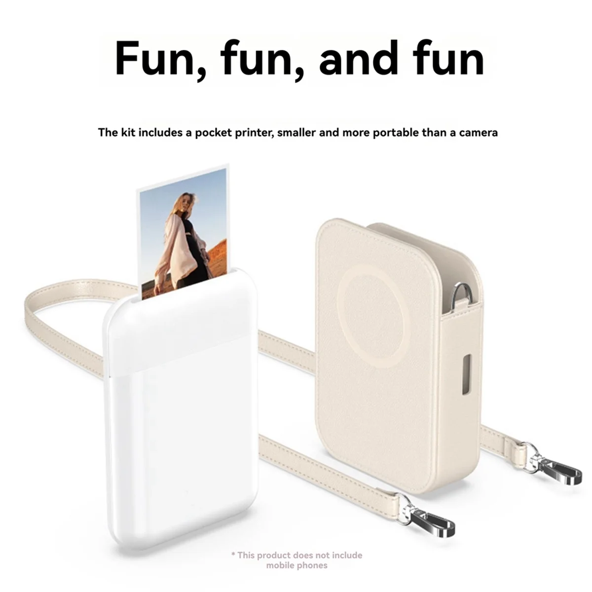 

WIK-nbPocket Photo Printer 300dpi Wireless Bluetooth Mini