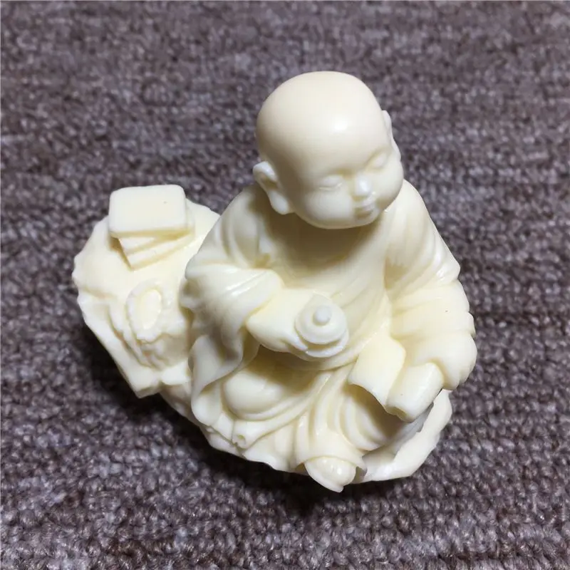 Zi Xuan Creative Ivory Fruit Carving and Self-observation Small Tea Children Bodhi Seed Coconut Wood Crafts Ornaments Decoration