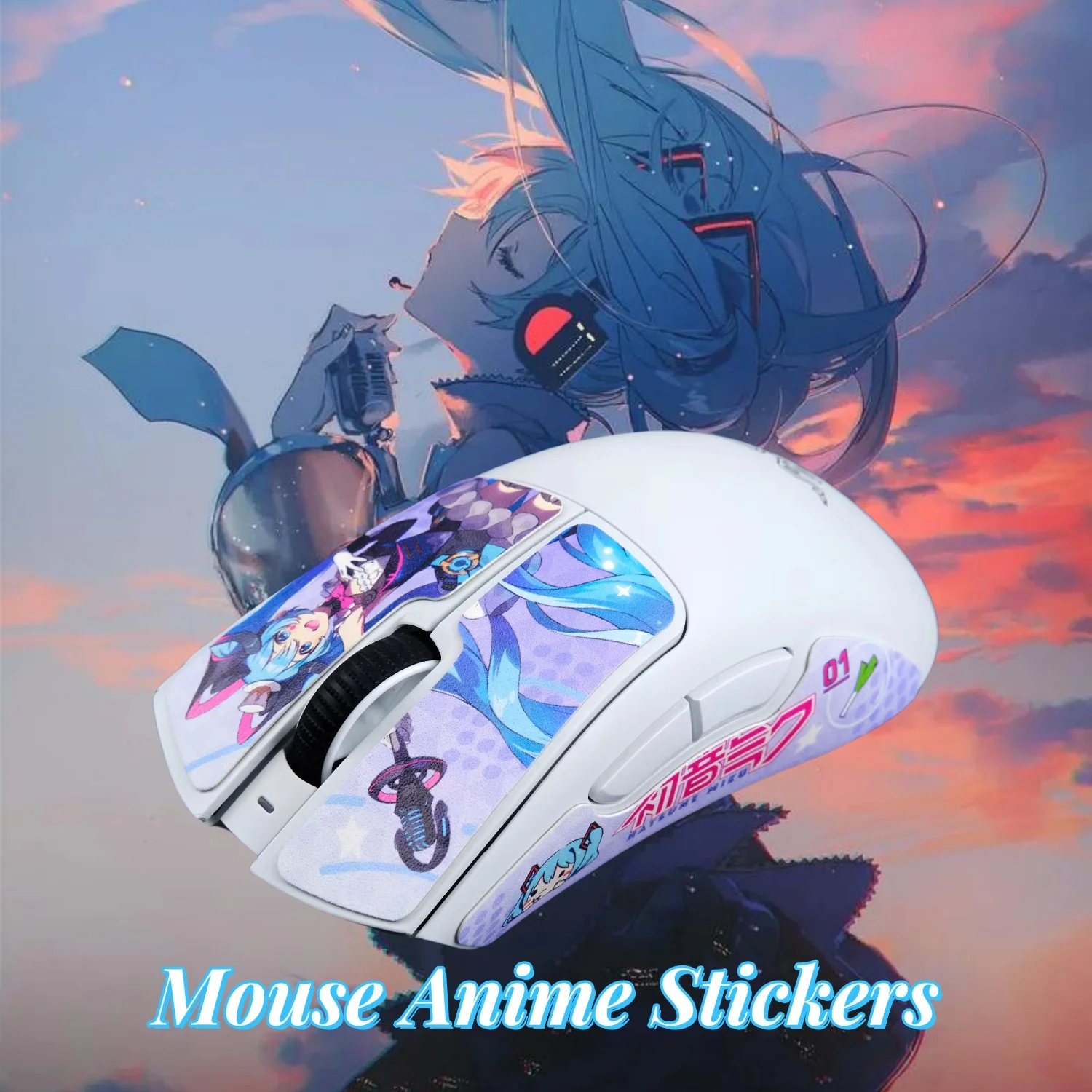2025 Mouse Anime Stickers Grip Tape Handmade Sticker Non Slip Suck Sweat Sticker Viper V3 Various Models Mouse Accessories