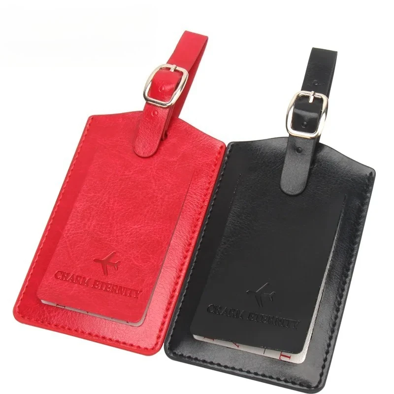 

New Business Travel Luggage Tags Suitcase Tag Leather Cute Luggage Tag Travel Tag Address Id Name Lable Travel Accessories