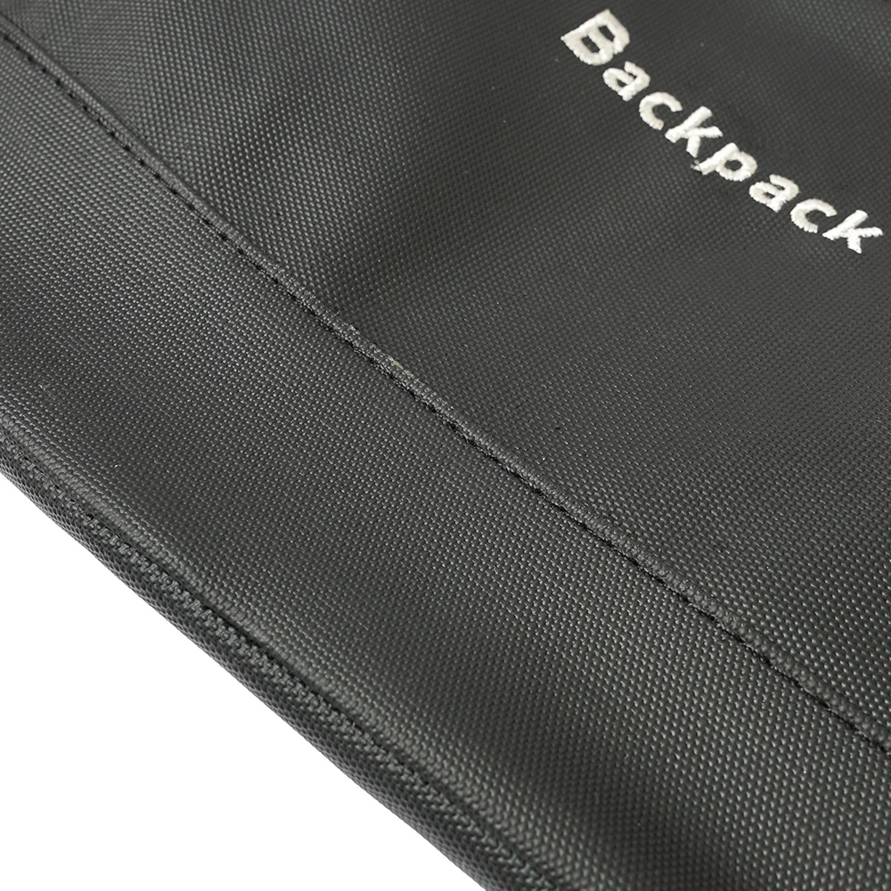Unisex Wasserdichte Oxford-Stoff Umhängetasche Minimalistischer Buchstabendruck Große Kapazität Multi-Taschen Lässige Schultertasche – Detail 7