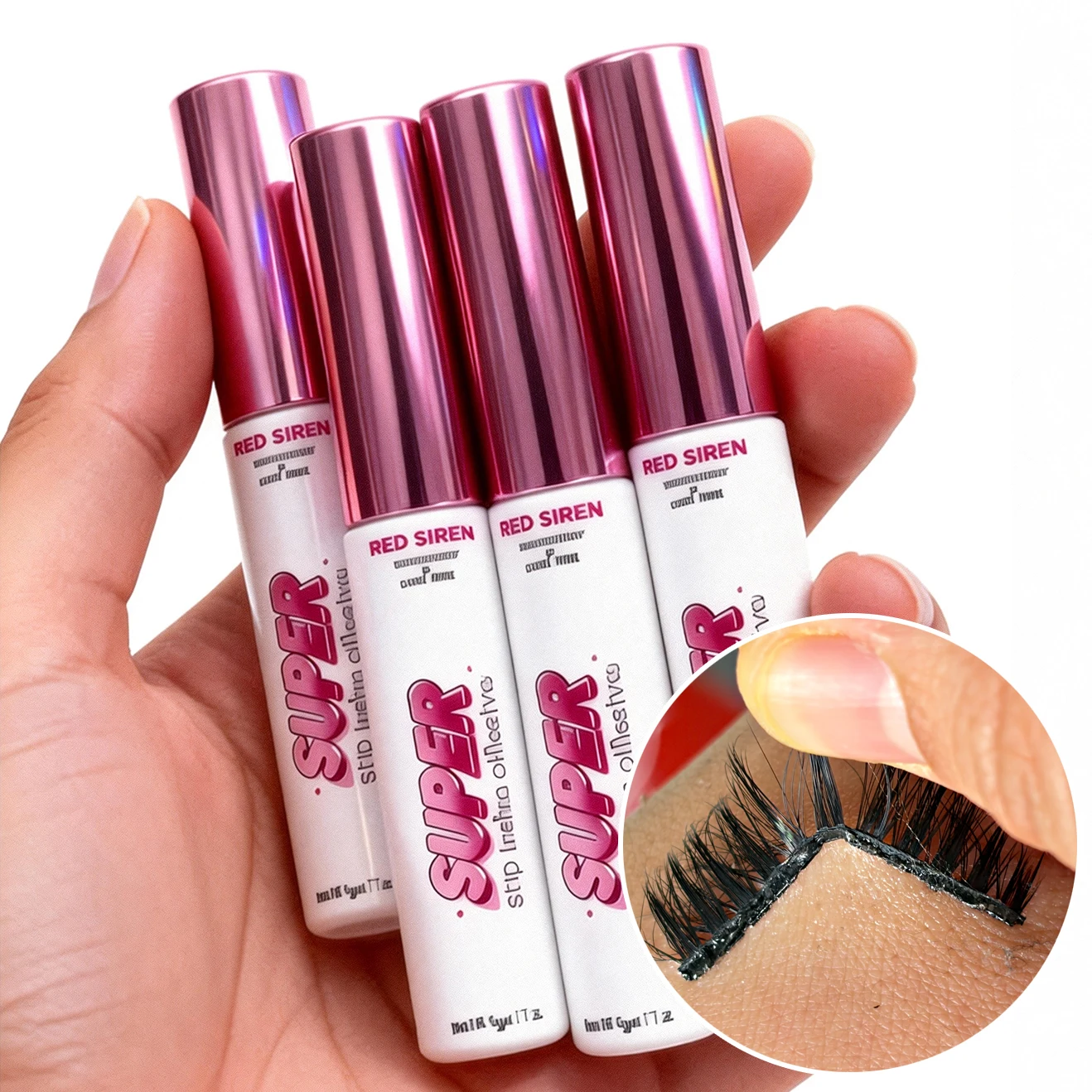 5g Super Strip Lash Adhesive Waterproof Latex Free False Eyelash Glue Strong Hold Eye Makeup Cosmetic Lash Glue Tools