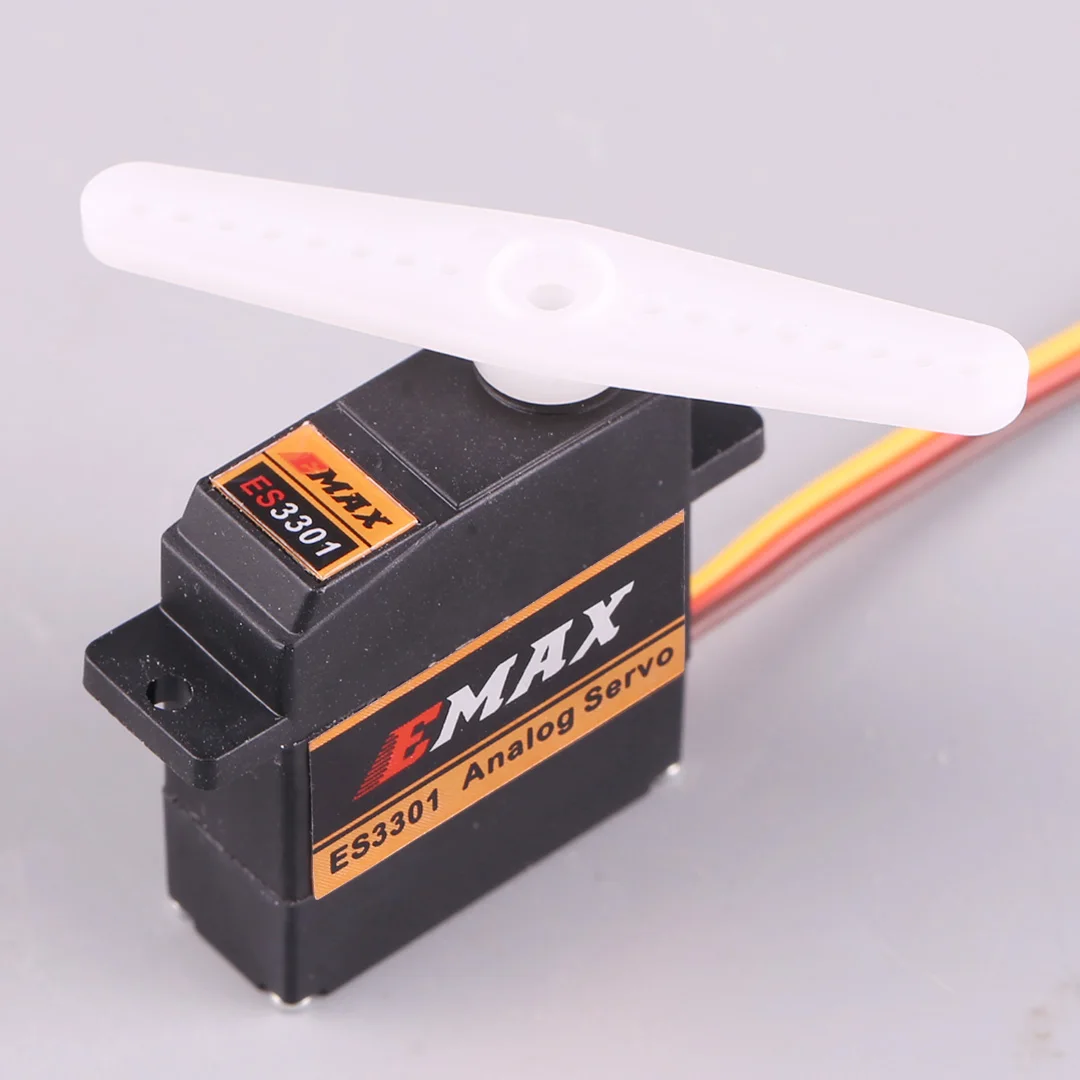 EMAX ES3001 Lichtgewicht Analoge Servo 43g Plastic Gear 4.8-6.0V voor RC Helicopter Boot Vliegtuig Standaard Afstandsbediening Servo