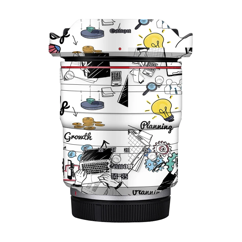 Canon RF14-35F4 Objektiv Haut Kamera Objektiv Aufkleber Aufkleber Wrap Film Schutz Abdeckung Fall Anti-scratch Wasserdicht