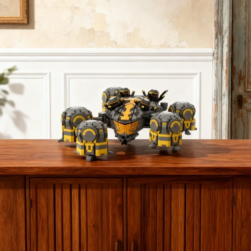 

5498pcs MOC The Tetrapod Games Model Building Blocks Construction Christmas Gifts Toy Creative DIY Idea Kids Toys Architecture