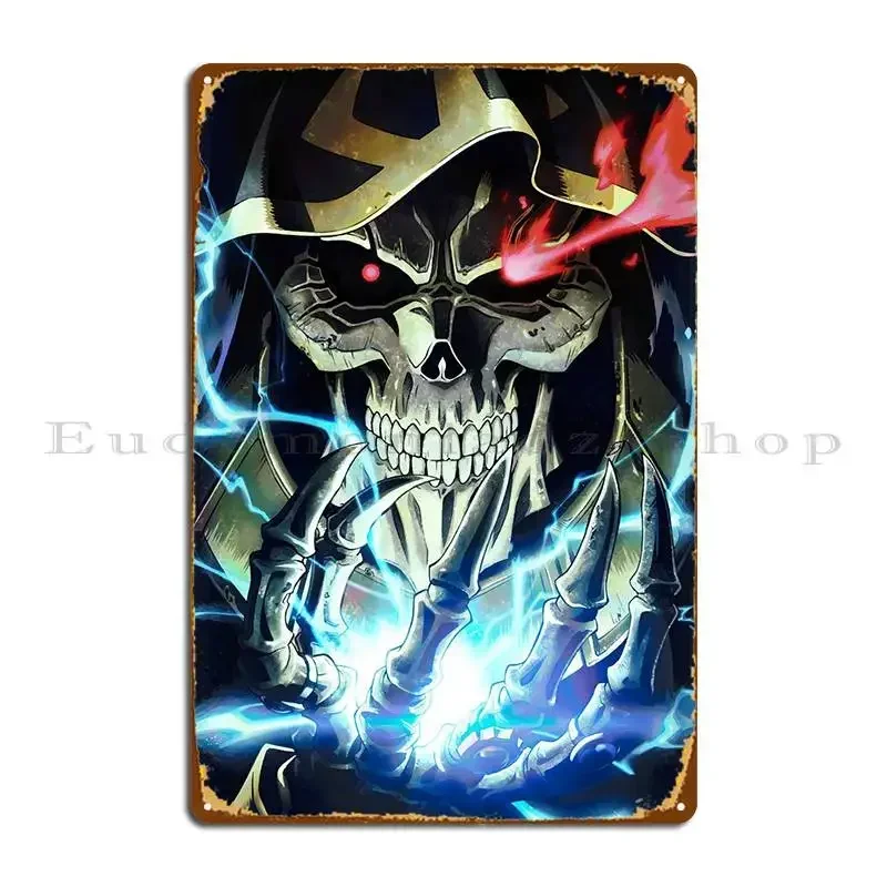 Overlord Metal Sign Garage Garage Plaques Designing Pub Plaques Tin Sign Poster