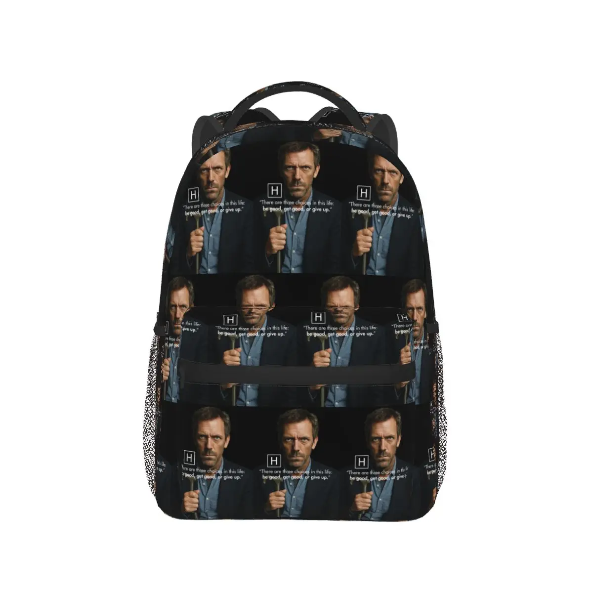 

Dr. House Quote Backpack Hot Sale Daypack Large Capacity Boys Girls BookBag School Bag Shoulder Bags for Men Women
