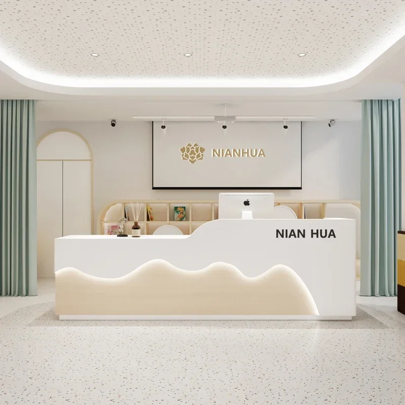 

Стол для прихожей Офисные столы Магазин одежды Стойка для приема Складные настенные столы Кассовый аппарат Кофе Дистилляционный кувшин V60 Салон