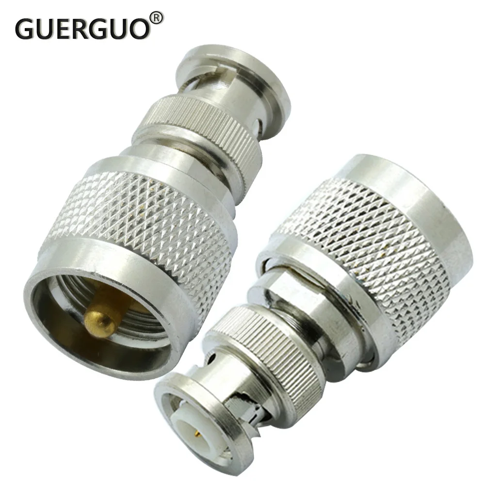 

1PC RF Coaxial Adapter SO239 PL259 UHF Male Female To BNC Male Female Connector Q9 BNC To UHF PL259 SO239 Straight Copper