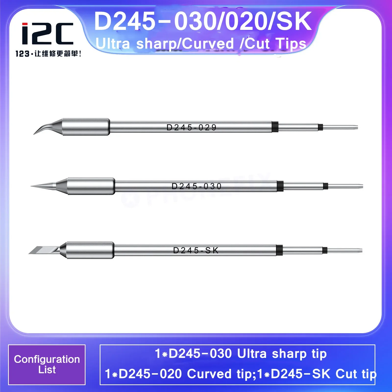 I2C Soldeerstation Handvat D115 D210 D245 Compatibel Originele Soldeerbout Tip Voor i2C 2SDN Soldeerstation Handvat Vervangen