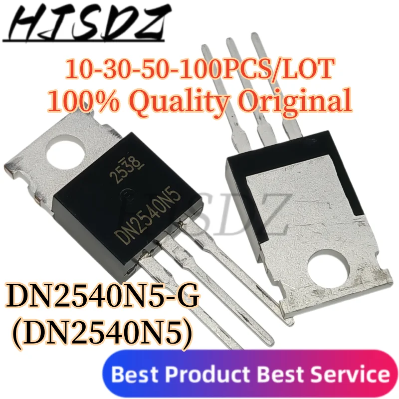 【10-30-50-100PCS/LOT】 DN2540N5 DN2540N5‑G DN2540 N‑Channel Depletion‑Mode MOSFET 400V TO‑220‑3