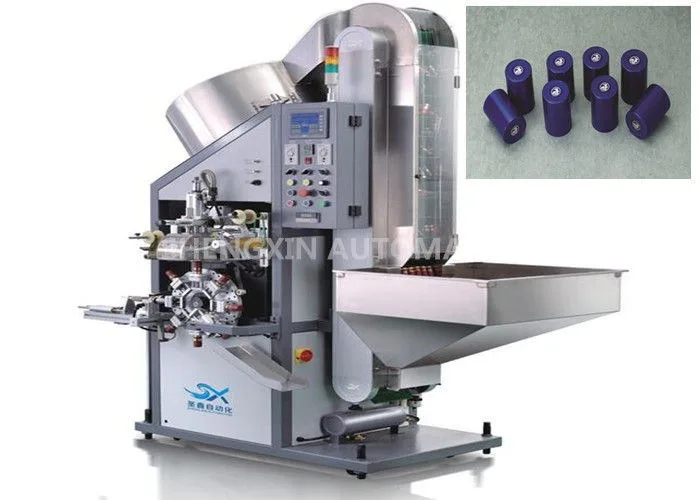 Automatic Plastic Bottles & Caps Hot Foil Stamping hine (top Printing) For Wine Bottle Lid