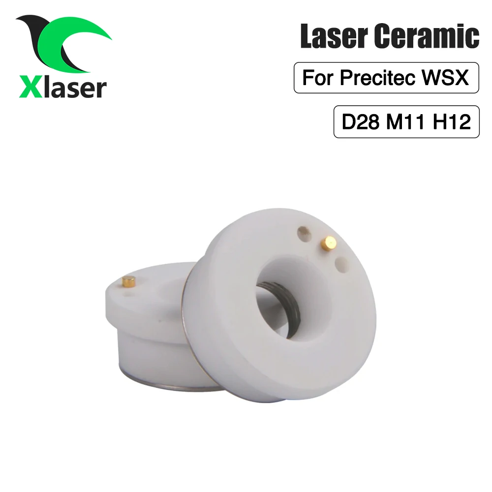 XLaser 레이저 세라믹 D28mm M11 Precitec WSX Raytools OEM Empower KT B2 CON YAG 섬유 레이저 절단기 헤드, 로트당 5 개