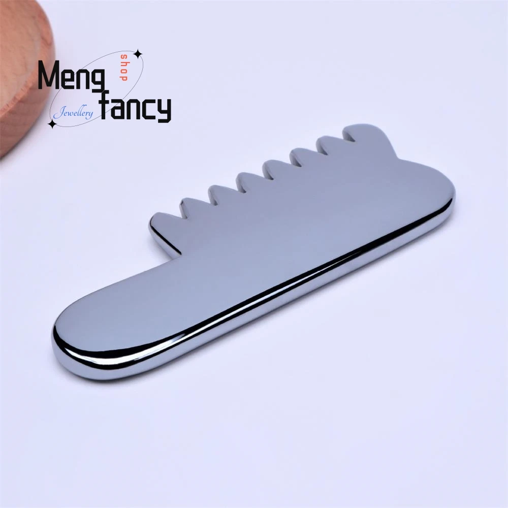 Natural Energy Stone Terahertz Beauty Massage Scraping Board Large Comb Home Simple Exquisite High-grade Handicraft Holiday Gift