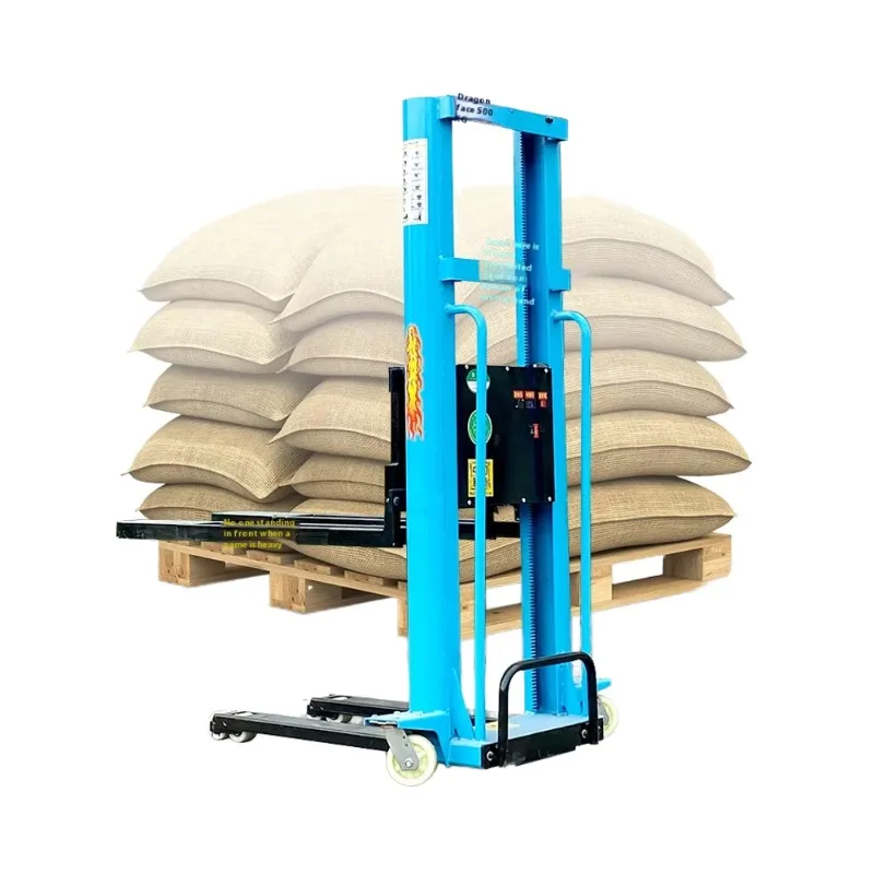 Chinese manufacturer economical manual mini forklift 1 ton