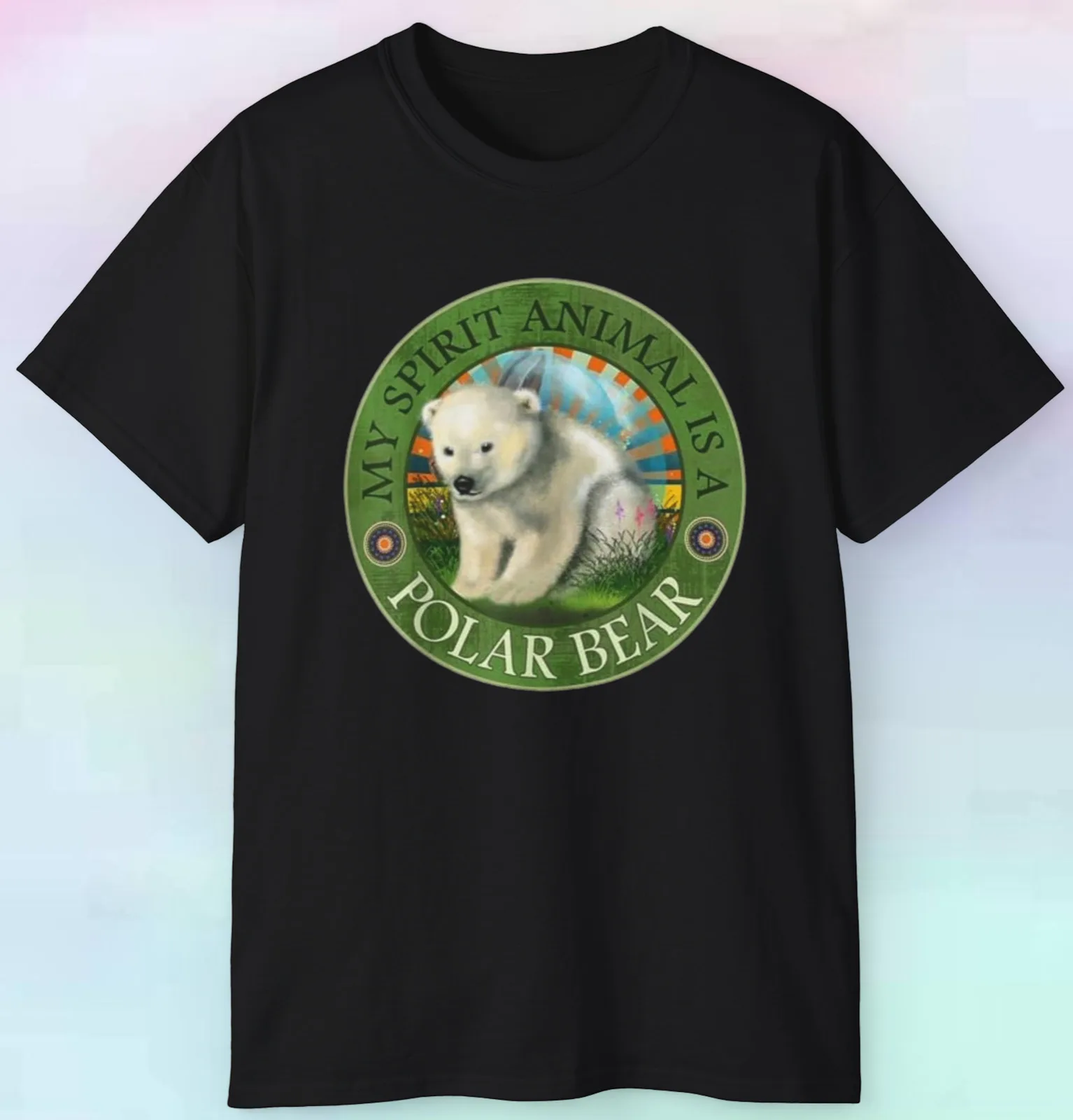 

Men's My Spirit Animal Is A Polar Bear T Shirt | Animals Nature Outdoors | S-5XL