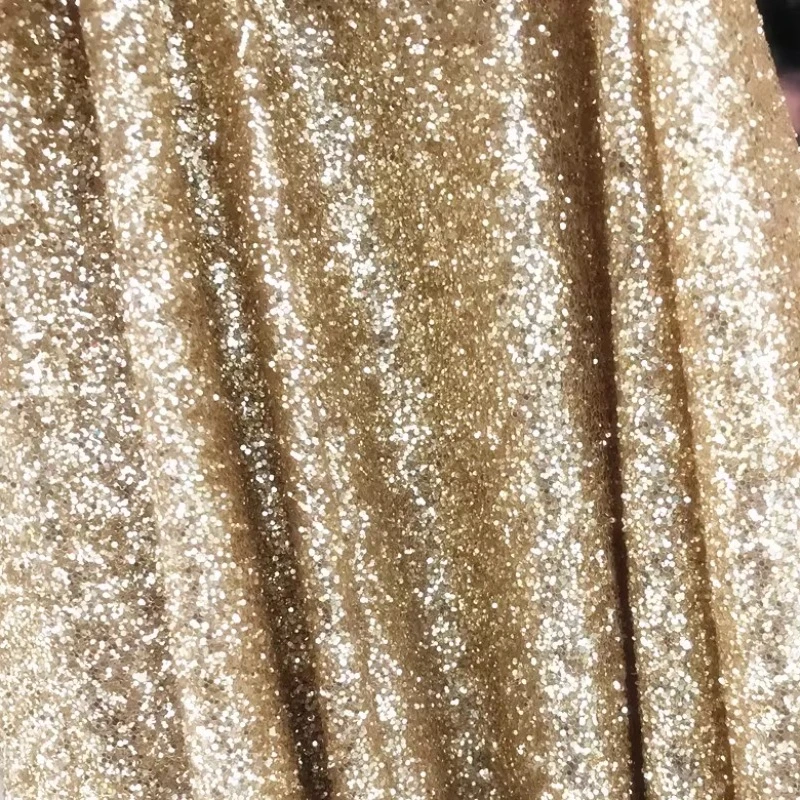 Secret Black  White  Gold  Nude Pink  Hot Stamping Sequin Fabric  Live Streaming Shooting Background Clothing Fabric