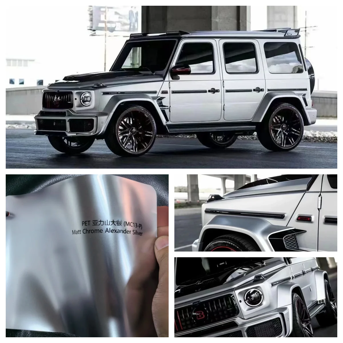 

11.8/19.7in Self adhesive car body vehicle vinyl wrap chrome gloss metallic silver car wrap color changing vinyl car wrap film