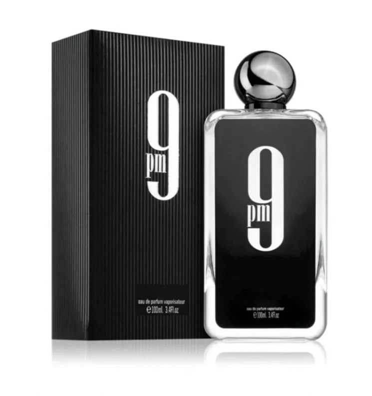Perfume negro para hombre de 9pm, perfume ligero, perfume neutro para mujer, regalo de encanto persistente, fragancia duradera