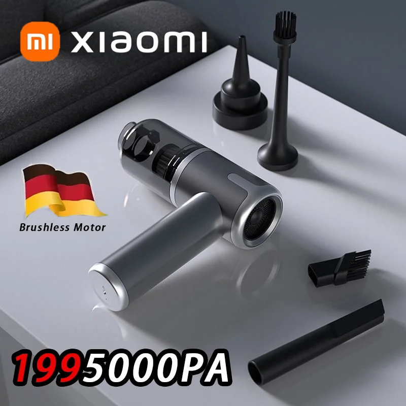 Aspirador de pó para carro Xiaomi MIJIA 5 em 1 1995000 Máquina de limpeza poderosa PA para eletrodomésticos carro limpador portátil sem fio casa