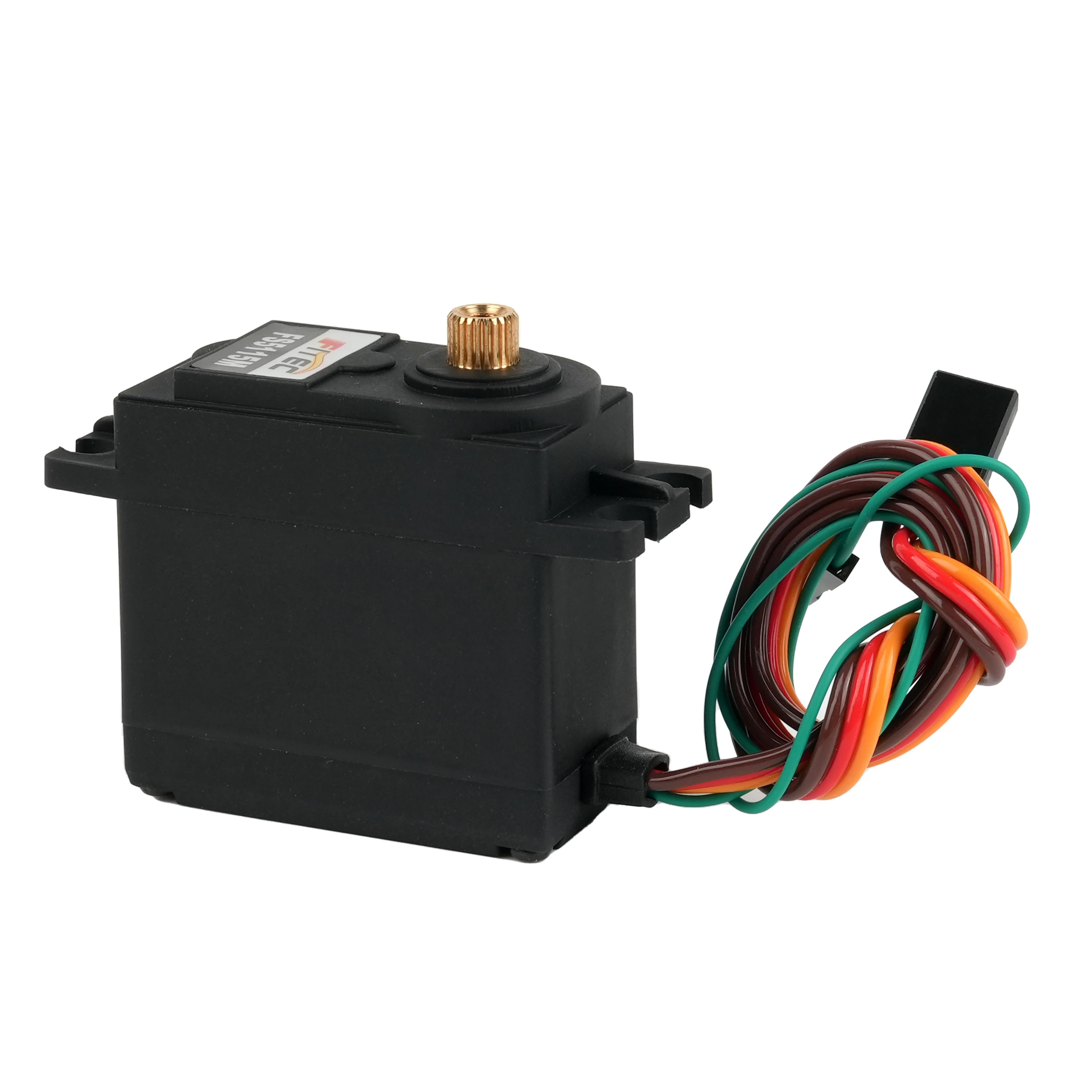 15.5kg/cm Digital Servo FS5115M-FB Position Feedback 500-2500μs 180° Metal Gear Motor For 1/8 1/10 RC Cars Boat Airplane Robot