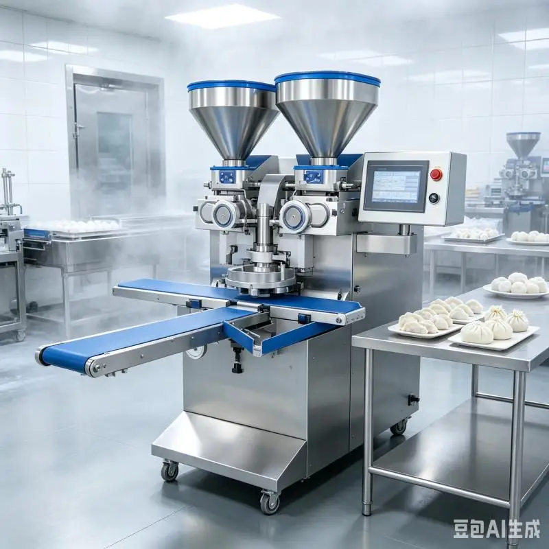 Customized Stuffing Encrusting Machine Automatic Pastry Bun Cookie Filled Snack Processing Machine