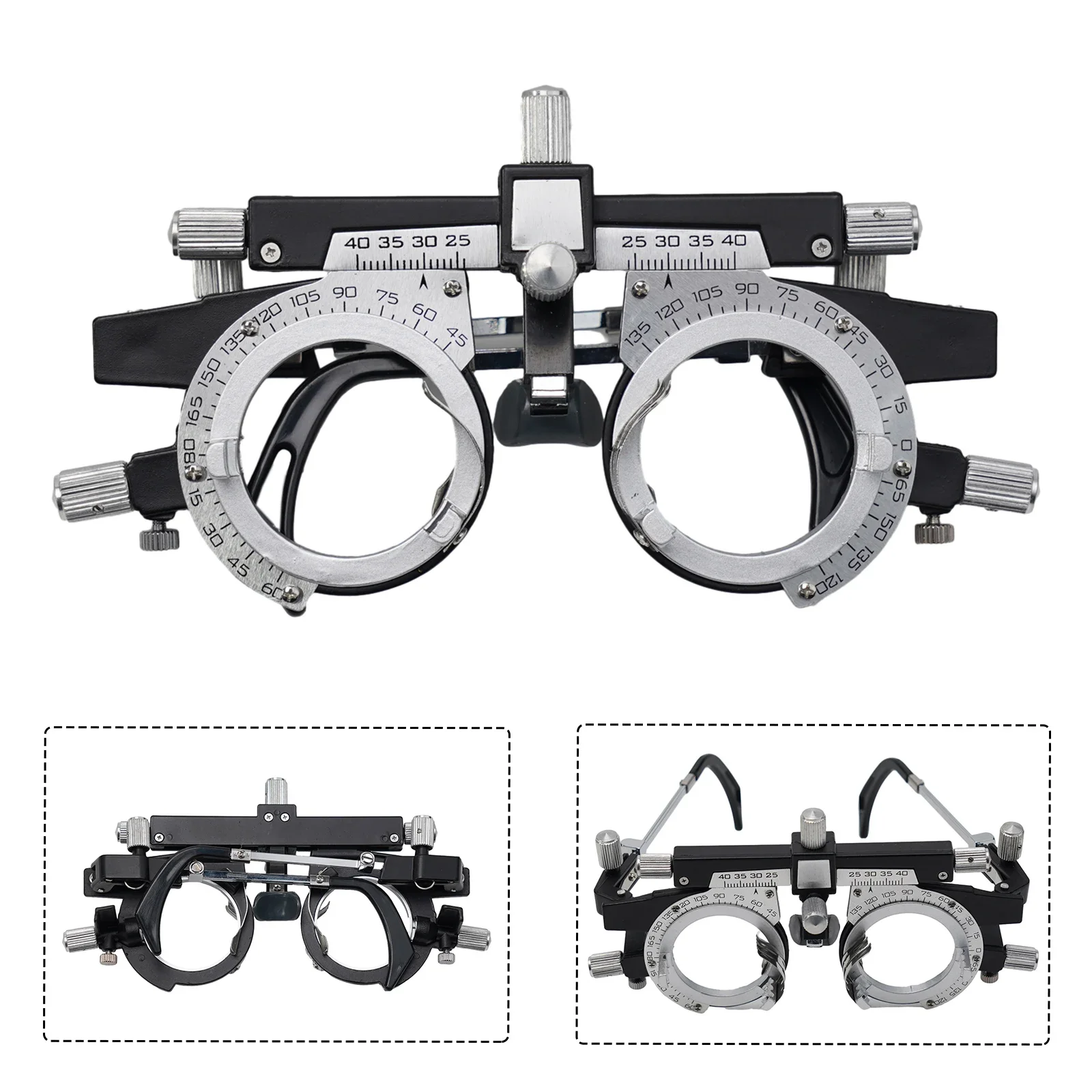 Imagem -02 - Optometria Optical Trial Lens com Moldura Ajustável Instrumentos Ópticos Lense Eye Test Tool