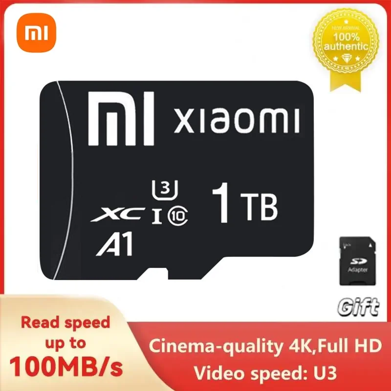 Xiaomi 2TB High Speed Memory Card 1TB 512GB 256GB Class 10 Micro TF SD Card 1TB SD Memory Card For Nintendo Switch Phone/Ps4