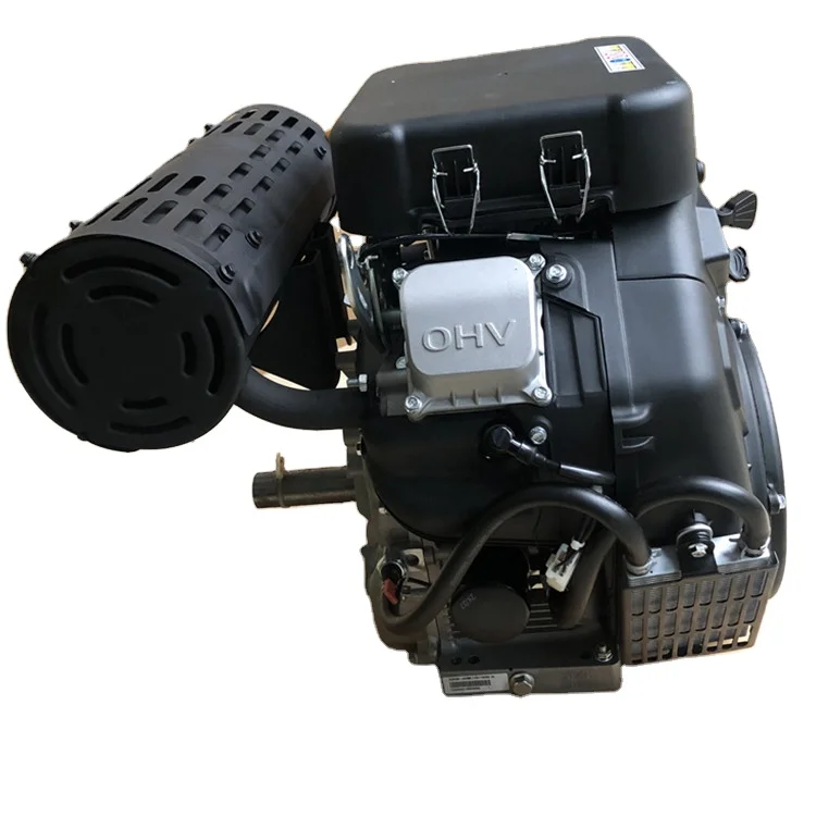27KW Electric Start Air Cooled 4 Stroke Multi-cylinder Square Air Filter 35HP Loncin 2V90F 999CC  Engine