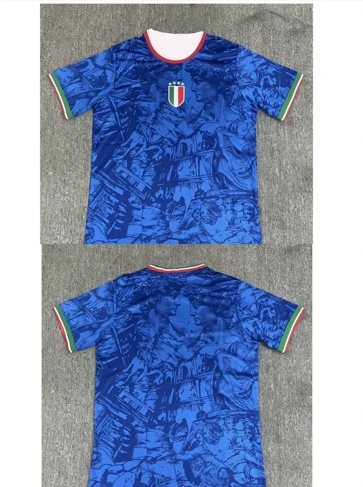 

New football training shirts from the Italian country are quickly printed in 3D