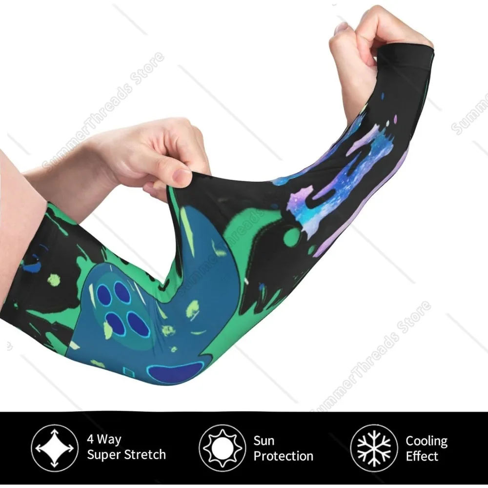 게임 게임 자외선 차단 팔 슬리브, 스포츠 팔 슬리브, 스포츠, 여행 및 야외 활동에 적합