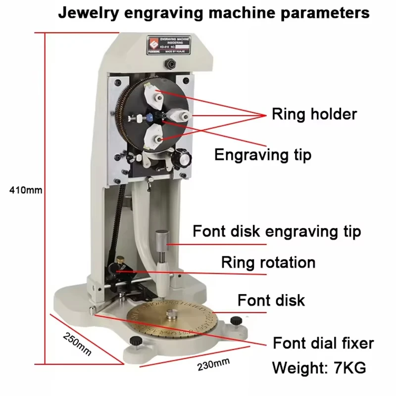 

SL-810 Ring Inside Hole Engraving Machine 360° Adjustable Clamp for Perfect Alignment & Consistency