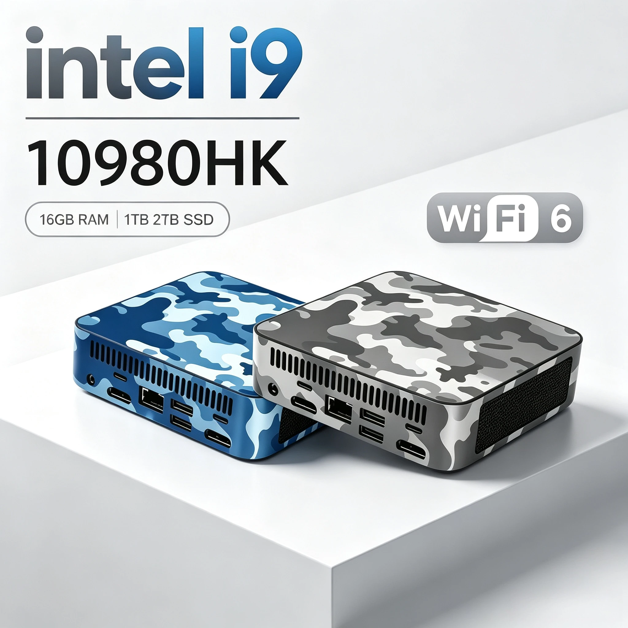 Slim New 2026 MINI PC Core i9 10980HK 16GB RAM 1TB 2TB SSD WIFI 6 BT5.2 4K HD Mini Gaming Office Study Pc