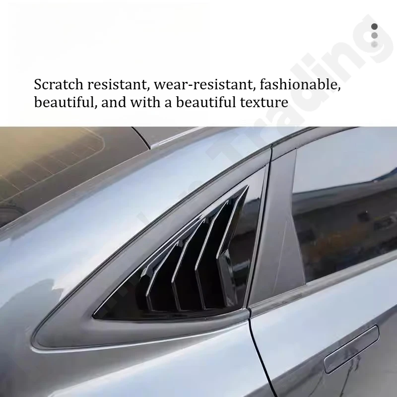 for Changan/NEVO-A05 2024 2025 Rear window louver stickers/rear triangular glass window trims/modification accessories