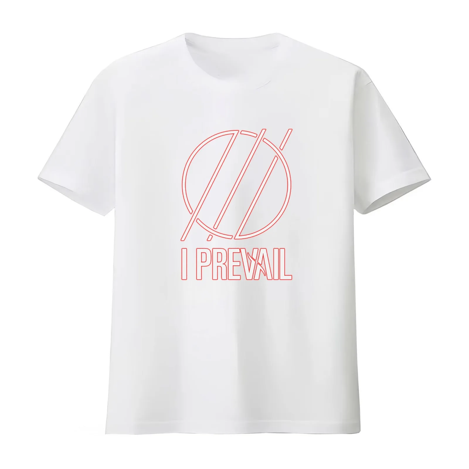 bunder garis putih list abang T-Shirt Summer Casual Cotton Tee Oversized Streetwear Tops Vintage Graphic Print 100% Cotton