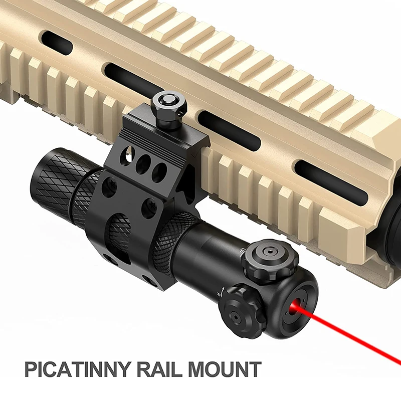 Richfire Flashlight Green Laser Sight Tool-free Adjustment Green Dot Rifle Scope with 20mm Picatinny Mount and Pressure Switch