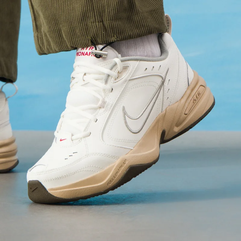 Nike Men's 2026 Spring Air Monarch 4 Beige Retro Dad Shoes Casual Sneakers IQ9792-112