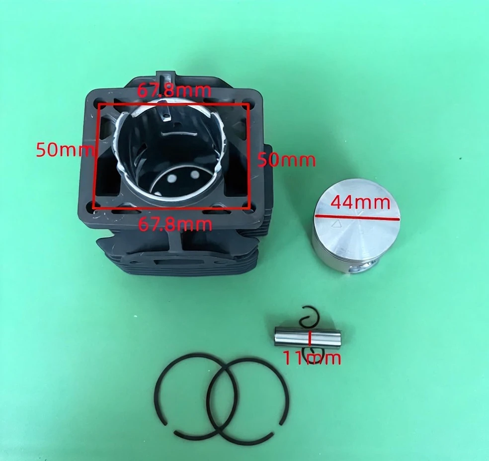 44mm Cylinder Piston Ring Kit For ZENOAH REDMAX EBZ5100 EBZ5100CA EBZ5100RH EBZ5150 EBZ5150RH Leaf Blower Spare Part