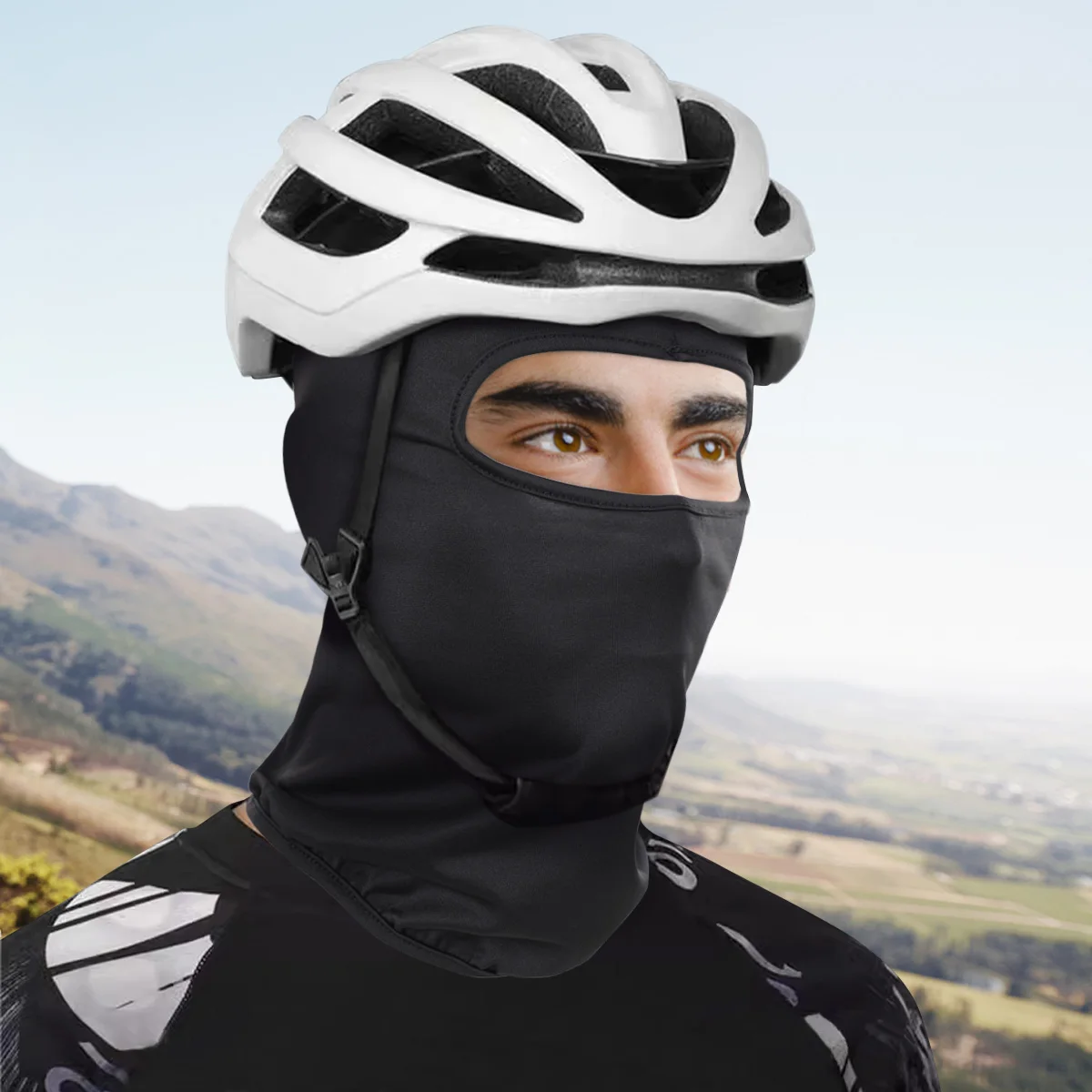 Breathable Cycling Balaclava Hat Quick-Drying Windproof Full Face Mask Headgear for Sport Riding Running Ski Hiking Outdoor Men