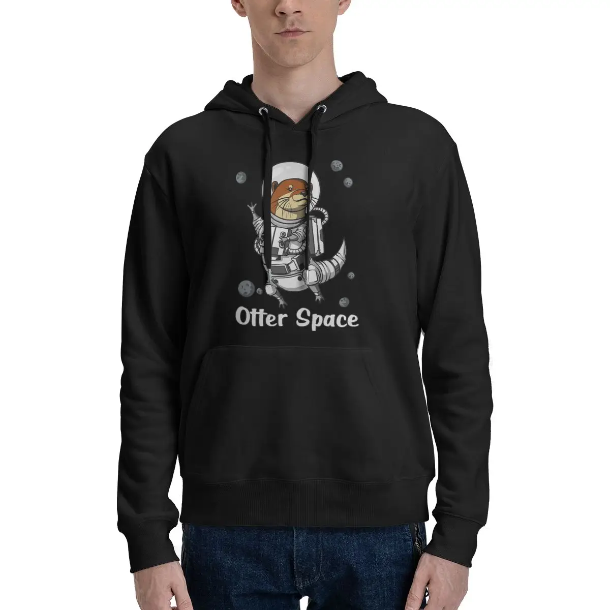 

2024 Top Quality Otters Space Astronauts Classic Men's Hoodie Retro classic Men's hoodie