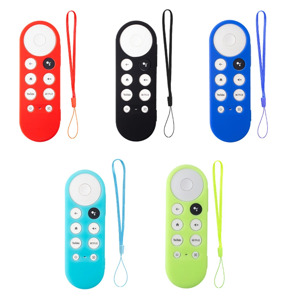 Нескользящий мягкий силиконовый чехол, защитный чехол для пульта дистанционного управления для Google Chromecast TV 2020, голосовой пульт дистанционного управления, защита от грязи